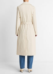 Padded Cotton Long Coat in Coats | VINCE Women