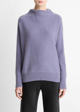 Plush Cashmere Funnel-Neck Sweater in Turtleneck | VINCE Women