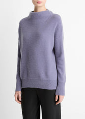 Plush Cashmere Funnel-Neck Sweater in Turtleneck | VINCE Women