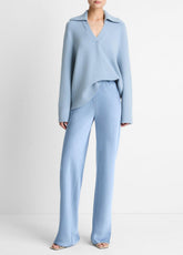 Colette High-Rise Fluid Satin Bias Pant in Trousers | VINCE Women