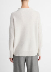 Plush Cashmere Funnel-Neck Sweater in Turtleneck | VINCE Women