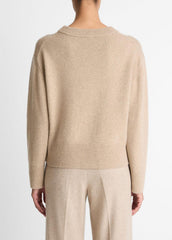 Wool-Cashmere V-Neck Sweater in V-Neck | VINCE Women