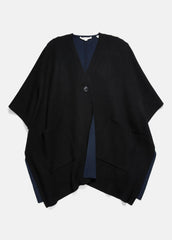 Wool and Cashmere Double-Face Cape in Sweaters | VINCE Women