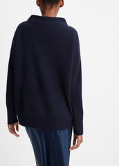 Plush Cashmere Funnel-Neck Sweater in Turtleneck | VINCE Women