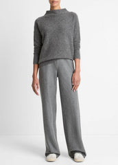 Donegal Cashmere Funnel-Neck Sweater in Turtleneck | VINCE Women