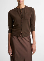 Wool & Cashmere-Blend Pocket Cardigan in Cardigans | VINCE Women