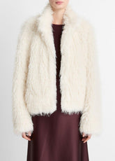 Shaggy Faux-Fur Jacket in Jackets | VINCE Women