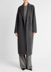 Wool-Blend Single-Breasted Coat in Coats | VINCE Women