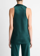 Satin Scarf Top in Tank Tops | VINCE Women