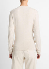 Fixed-Drape Long-Sleeve T-Shirt in Long Sleeve | VINCE Women