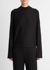 Cozy Dolman-Sleeve Mock-Neck Top in Long Sleeve | VINCE Women
