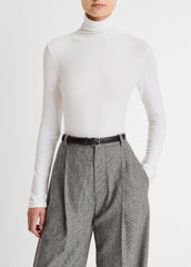 Essential Long-Sleeve Turtleneck Top in Long Sleeve | VINCE Women