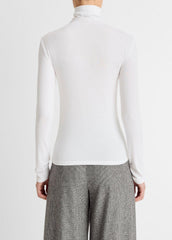 Essential Long-Sleeve Turtleneck Top in Long Sleeve | VINCE Women