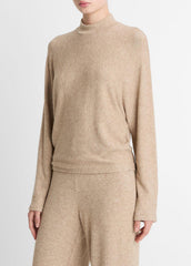 Cozy Dolman-Sleeve Mock-Neck Top in Long Sleeve | VINCE Women