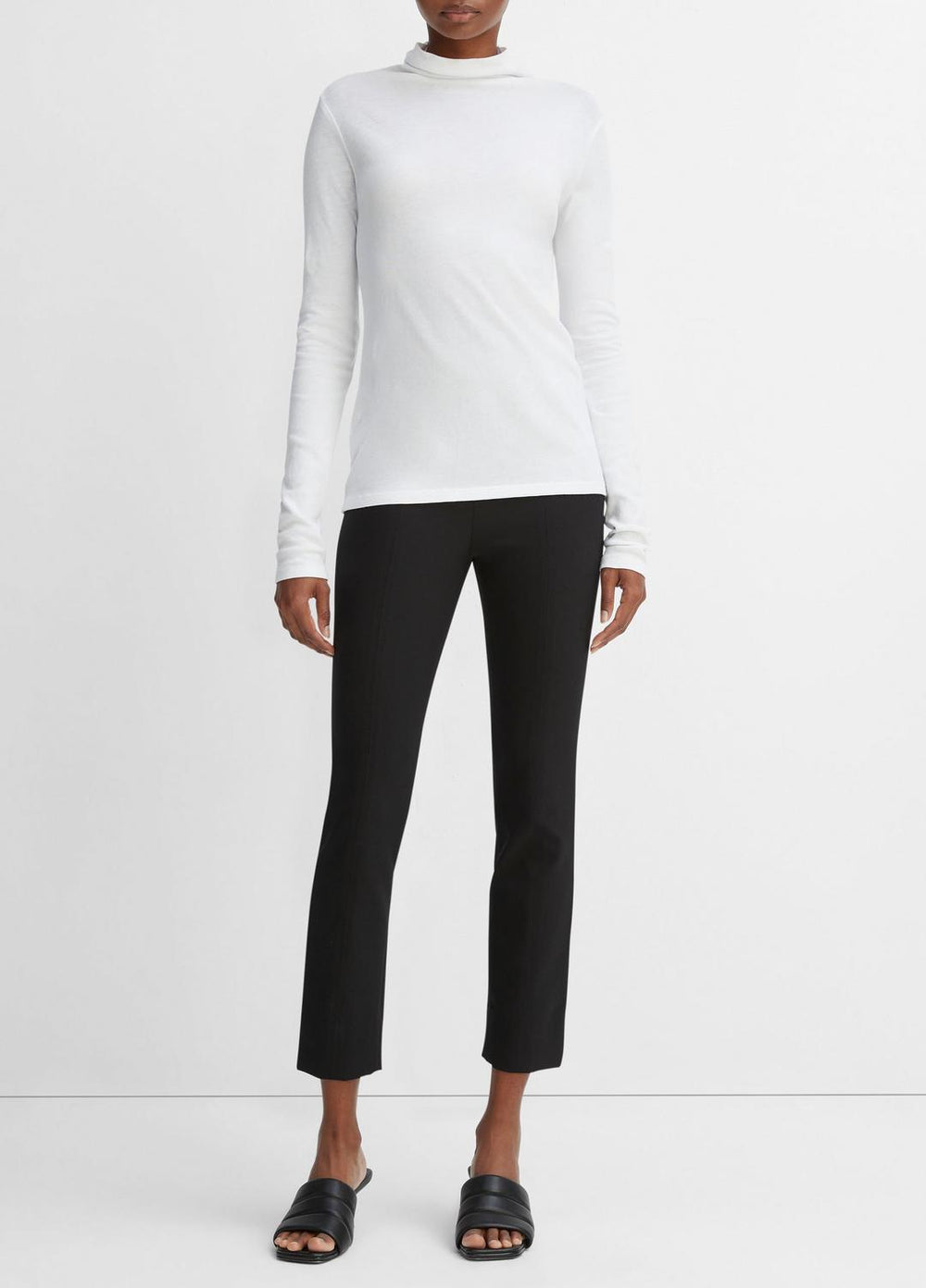 Essential Long Sleeve Turtleneck in Long Sleeve | VINCE Women