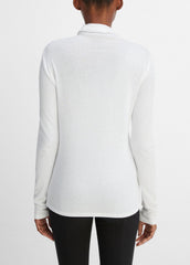Essential Long Sleeve Turtleneck in Long Sleeve | VINCE Women