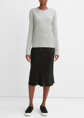 Essential Long Sleeve Crew Neck T-Shirt in Long Sleeve | VINCE Women