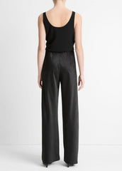 Colette High-Rise Fluid Satin Bias Pant in Trousers | VINCE Women