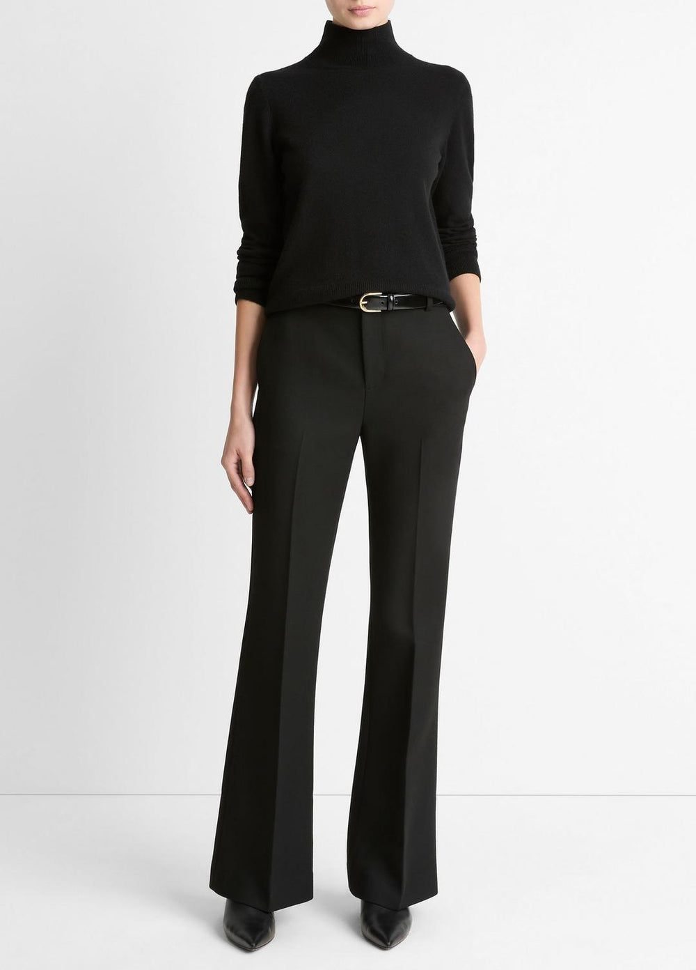 Sculptural Flare Trouser in Trousers | VINCE Women