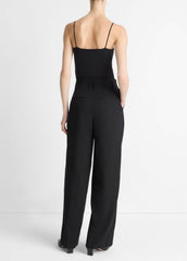 High-Waist Pleated Trouser in Trousers | VINCE Women