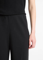 Colette High-Rise Crepe Bias Pant in Trousers | VINCE Women