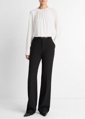 Mid-Rise Tailored Flare Pant in Trousers | VINCE Women