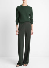 Colette High-Rise Crepe Bias Pant in Trousers | VINCE Women