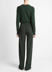 Colette High-Rise Crepe Bias Pant in Trousers | VINCE Women