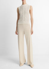 Colette High-Rise Crepe Bias Pant in Trousers | VINCE Women