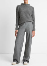 Italian Wool-Blend High-Waist Bias Pant in Trousers | VINCE Women