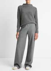 Italian Wool-Blend High-Waist Bias Pant in Trousers | VINCE Women