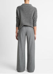 Italian Wool-Blend High-Waist Bias Pant in Trousers | VINCE Women