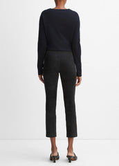 Stretch Suede Split Hem Crop Legging in Leggings | VINCE Women