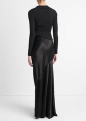Satin Maxi Skirt in Skirts | VINCE Women