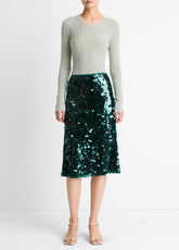 Paillette Bias Skirt in Skirts | VINCE Women