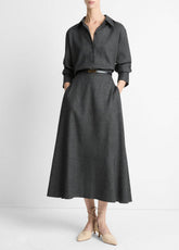Italian Jaspe Full Skirt in Skirts | VINCE Women