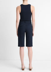 Italian Stretch-Cotton Chino Short in Shorts | VINCE Women