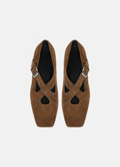 Cici Suede Flat in Loafers & Flats | VINCE Women