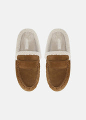 Berkley Shearling Driving Mule in Loafers & Flats | VINCE Women