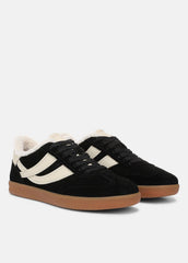 Oasis Suede & Shearling Sneaker in Sneakers | VINCE Women