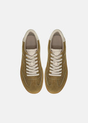 Oasis Contrast-Edge Suede Sneaker in Sneakers | VINCE Women