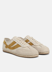 Oasis Linen & Leather Espadrille Sneaker in Sneakers | VINCE Women