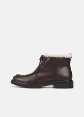 Sierra Shearling-Lined Lug-Sole Boot in Boots | VINCE Women