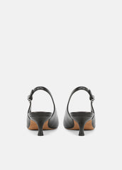 Sabra Leather Slingback Heel in Heels | VINCE Women