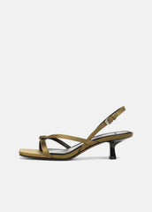 Tali Satin Slingback Sandal in Heels | VINCE Women