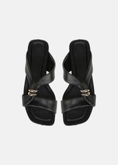 Vilma Leather Slide Sandal in Sandals | VINCE Women