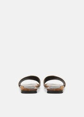 Valeria Leather & Suede Slide Sandal in Sandals | VINCE Women