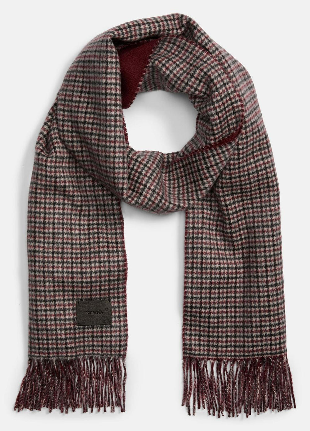 Micro-Houndstooth Cashmere Scarf in Scarves & Hats | VINCE Women