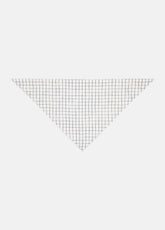 Trellis Plaid Cotton-Blend Headkerchief in Scarves & Hats | VINCE Women