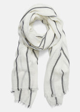 Cotton Gauze Awning Stripe Scarf in Scarves & Hats | VINCE Women